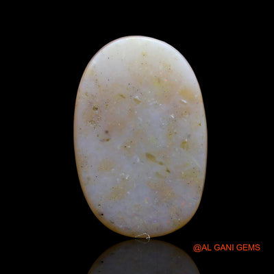 7.00 Cts Natural Australian Fire Opal Loose Gemstone Oval Cabochon 19x13x3 mm AE-890