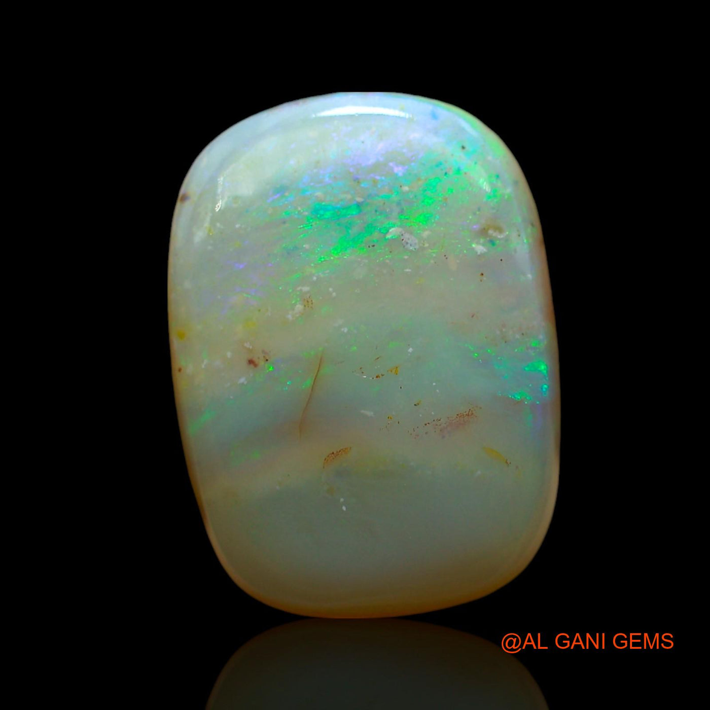 11.00 Cts Natural Australian Fire Opal Loose Gemstone Oval Cabochon 18x13x6 mm AE-891