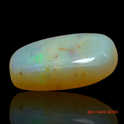 11.00 Cts Natural Australian Fire Opal Loose Gemstone Oval Cabochon 18x13x6 mm AE-891