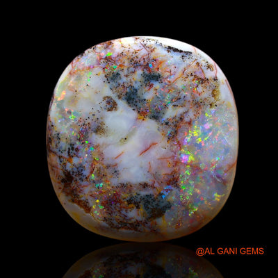 9.00 Cts Unheated Australian Fire Opal Loose Gemstone Oval Cabochon Natural 18x16x4 mm AE-893