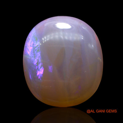 10.00 Cts Natural Australian Fire Opal Loose Gemstone Oval Cabochon 18x16x5 mm AE-894