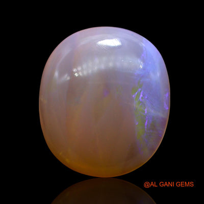 10.00 Cts Natural Australian Fire Opal Loose Gemstone Oval Cabochon 18x16x5 mm AE-894