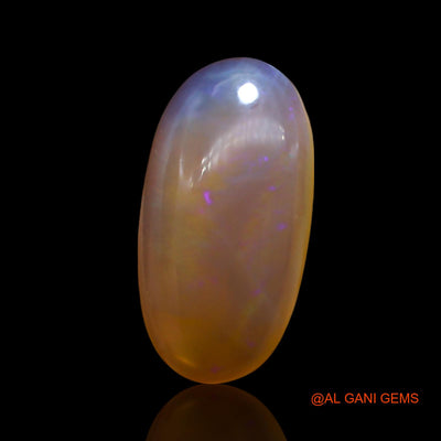 9.00 Cts Natural Australian Fire Opal Loose Gemstone Oval Cabochon 22x11x5 mm AE-896