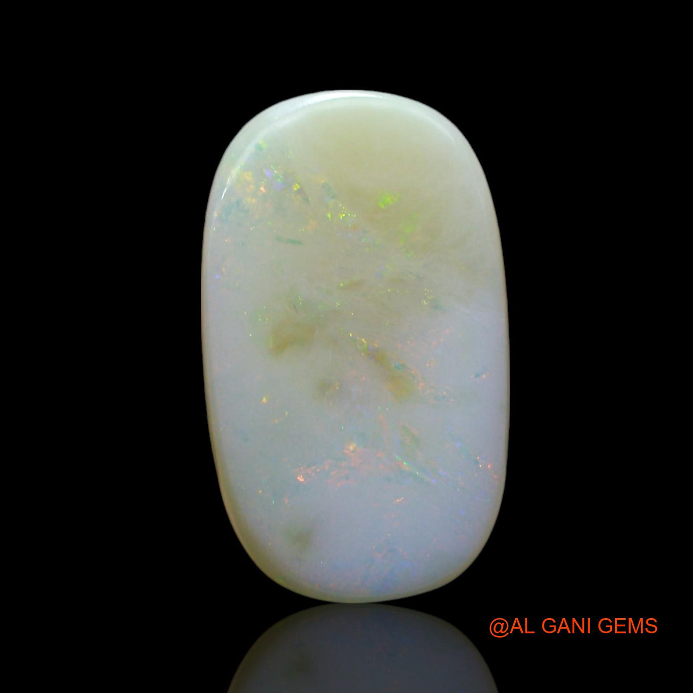 10.00 Cts Natural Australian Fire Opal Loose Gemstone Oval Cabochon 19x12x6 mm AE-897