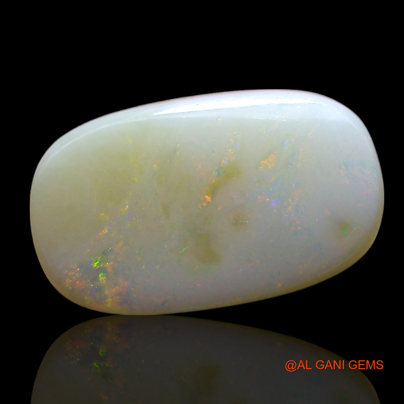 10.00 Cts Natural Australian Fire Opal Loose Gemstone Oval Cabochon 19x12x6 mm AE-897