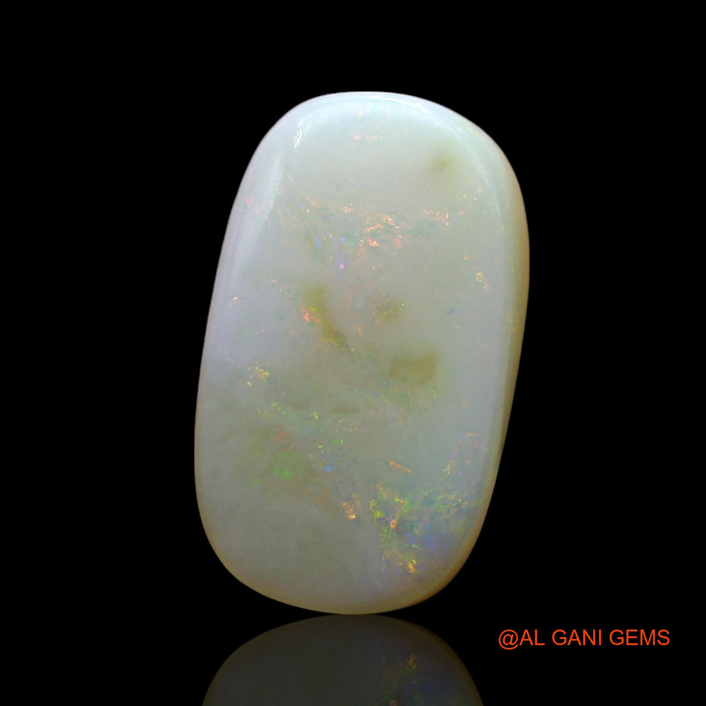 10.00 Cts Natural Australian Fire Opal Loose Gemstone Oval Cabochon 19x12x6 mm AE-897