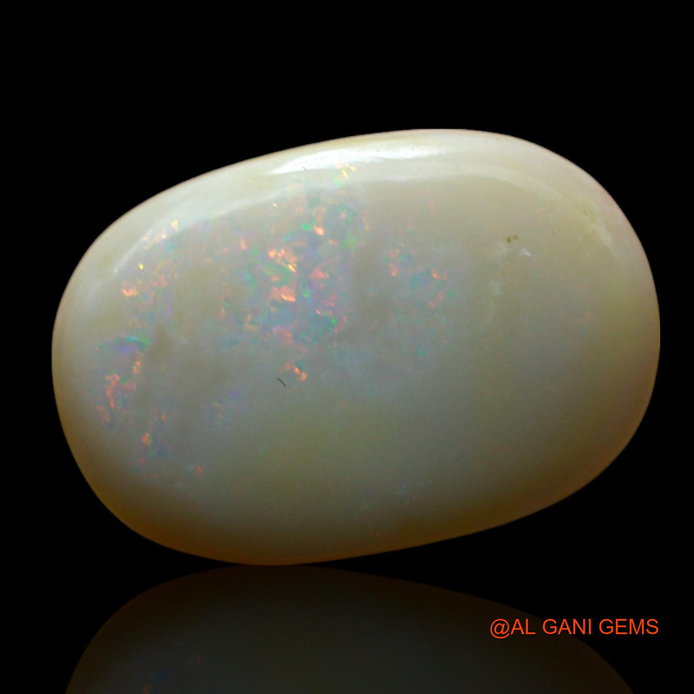 8.00 Cts Natural Australian Fire Opal Loose Gemstone Oval Cabochon 18x12x4 mm AE-899