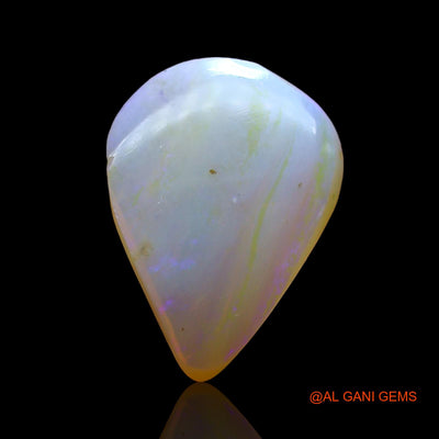 3.00 Cts Natural Australian Fire Opal Loose Gemstone Pear Cabochon 14x10x4 mm AE-89