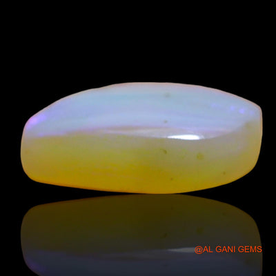 3.00 Cts Natural Australian Fire Opal Loose Gemstone Pear Cabochon 14x10x4 mm AE-89