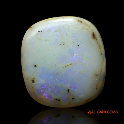 22.00 Cts Unheated Australian Fire Opal Loose Gemstone Oval Cabochon Natural 20x19x7 mm AE-8