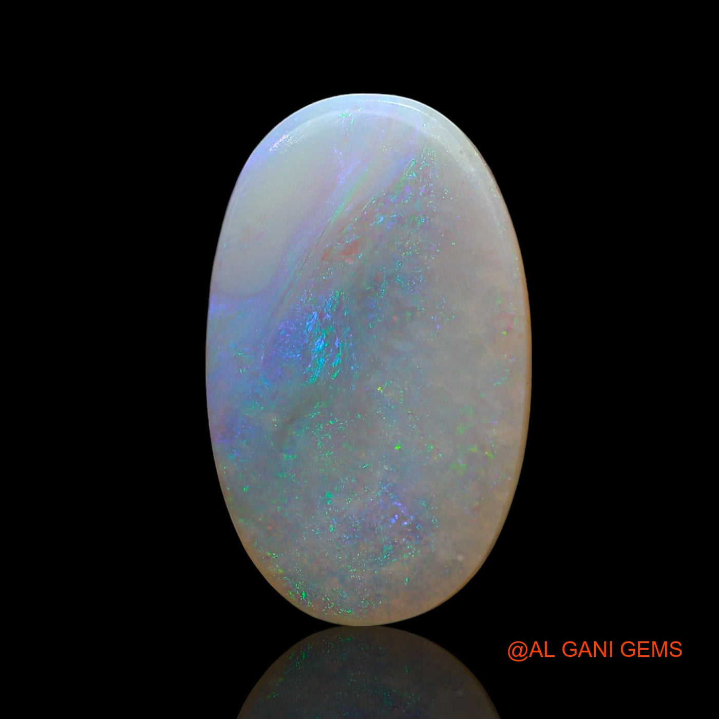 Natural Untreated Fire Opal Loose Gemstone Oval Cabochon From Australia 5.00 Cts 20x12x2 mm AE-900