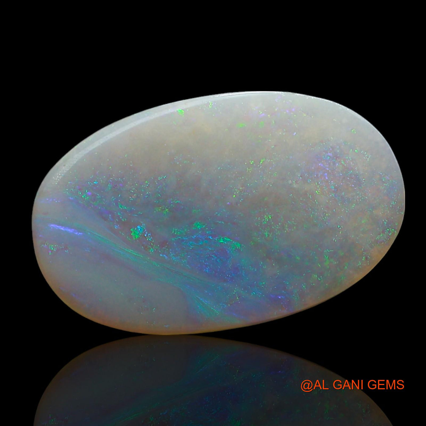 Natural Untreated Fire Opal Loose Gemstone Oval Cabochon From Australia 5.00 Cts 20x12x2 mm AE-900