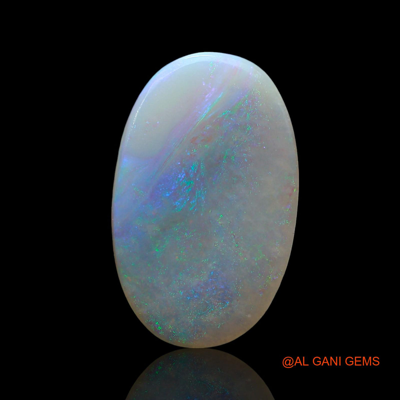 Natural Untreated Fire Opal Loose Gemstone Oval Cabochon From Australia 5.00 Cts 20x12x2 mm AE-900