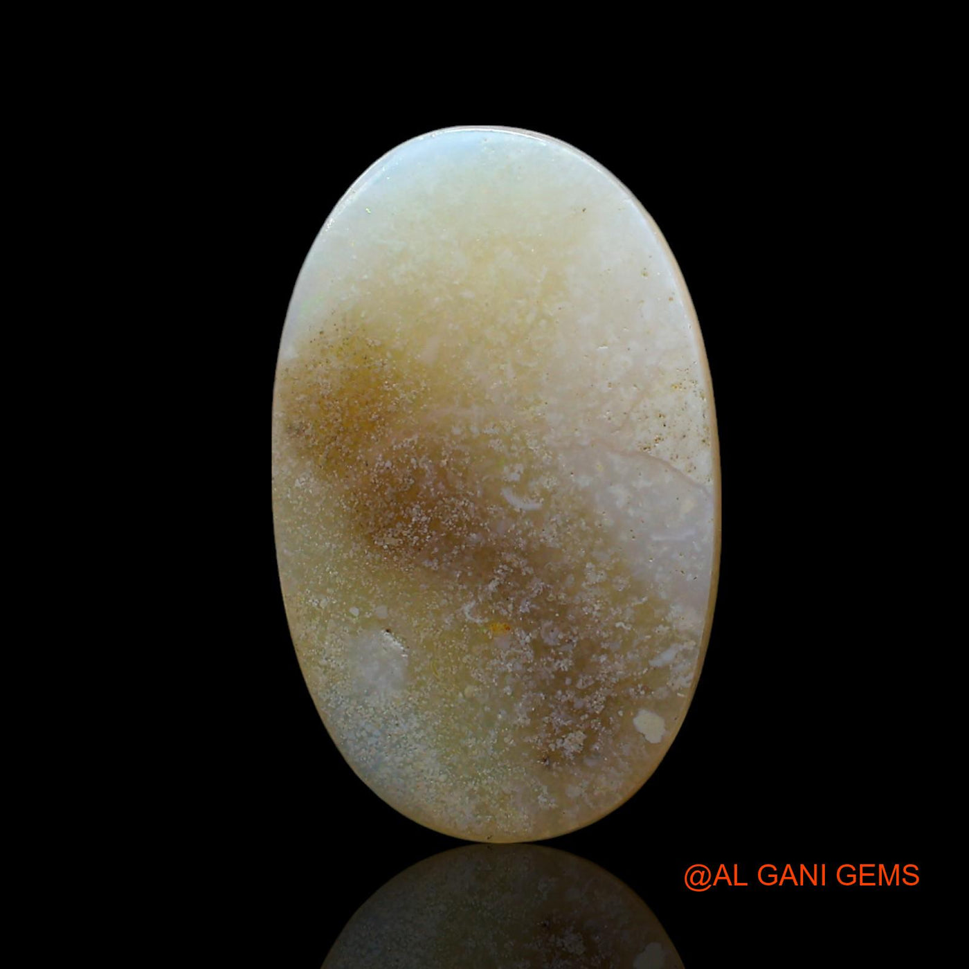 Natural Untreated Fire Opal Loose Gemstone Oval Cabochon From Australia 5.00 Cts 20x12x2 mm AE-900