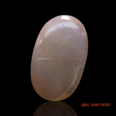 Natural Untreated Fire Opal Loose Gemstone Oval Cabochon From Australia 5.00 Cts 20x12x3 mm AE-901