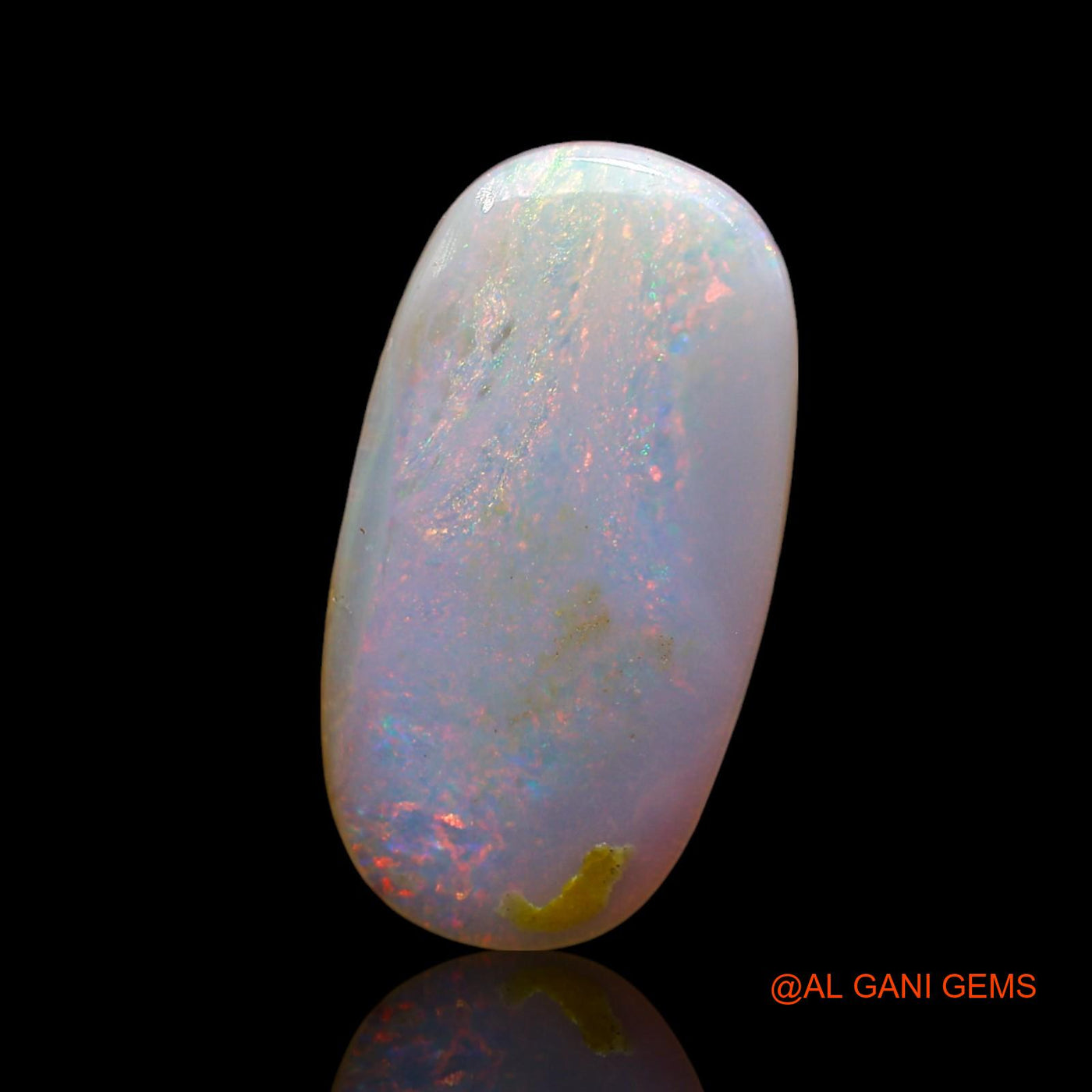 6.00 Cts Unheated Australian Fire Opal Loose Gemstone Oval Cabochon Natural 20x11x3 mm AE-902