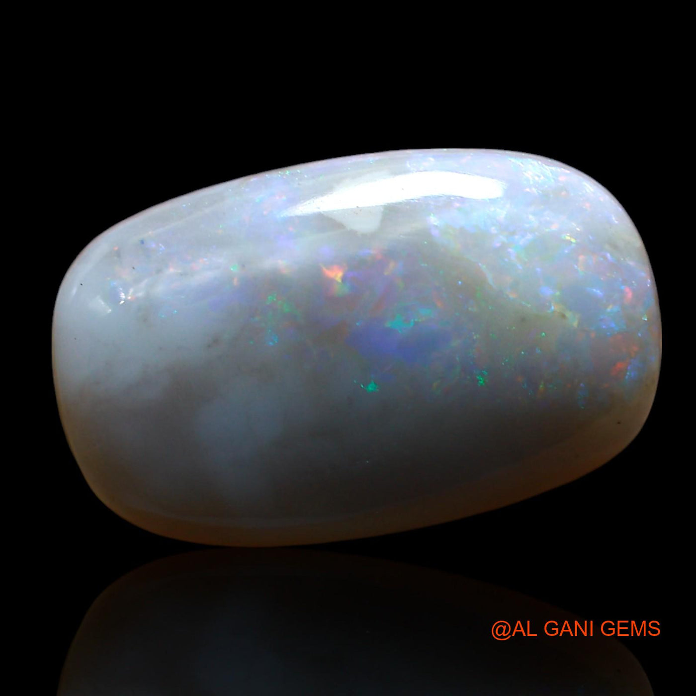 8.00 Cts Natural Australian Fire Opal Loose Gemstone Oval Cabochon 19x12x4 mm AE-903