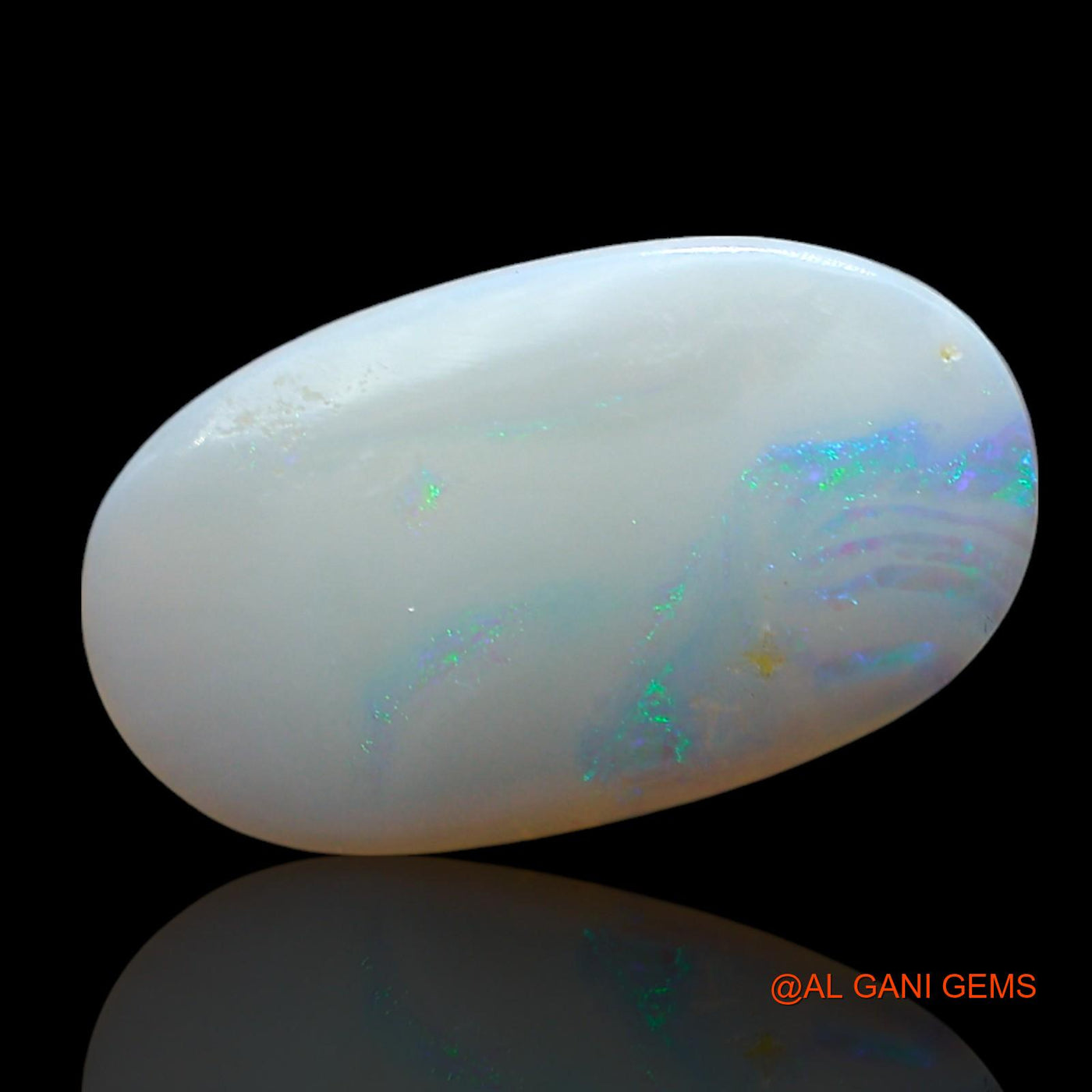 4.00 Cts Natural Australian Fire Opal Loose Gemstone Oval Cabochon 20x12x2 mm AE-904
