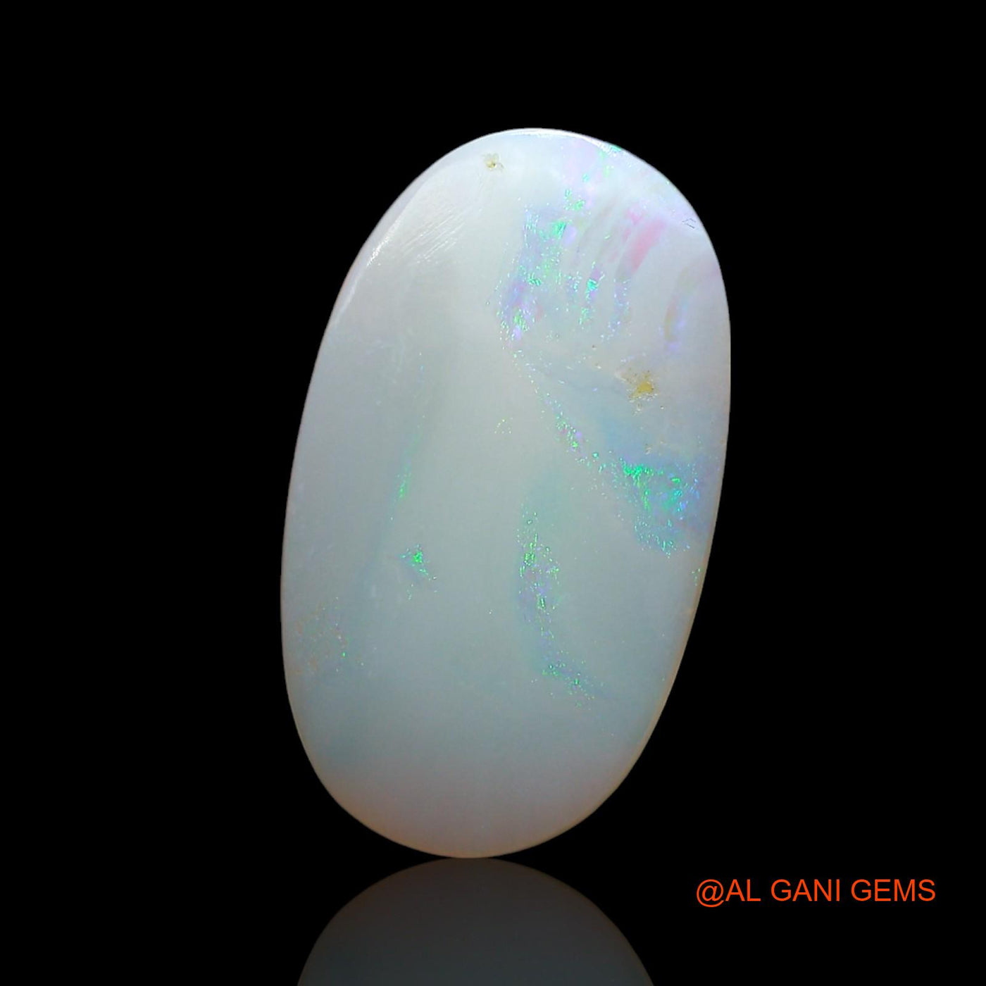4.00 Cts Natural Australian Fire Opal Loose Gemstone Oval Cabochon 20x12x2 mm AE-904