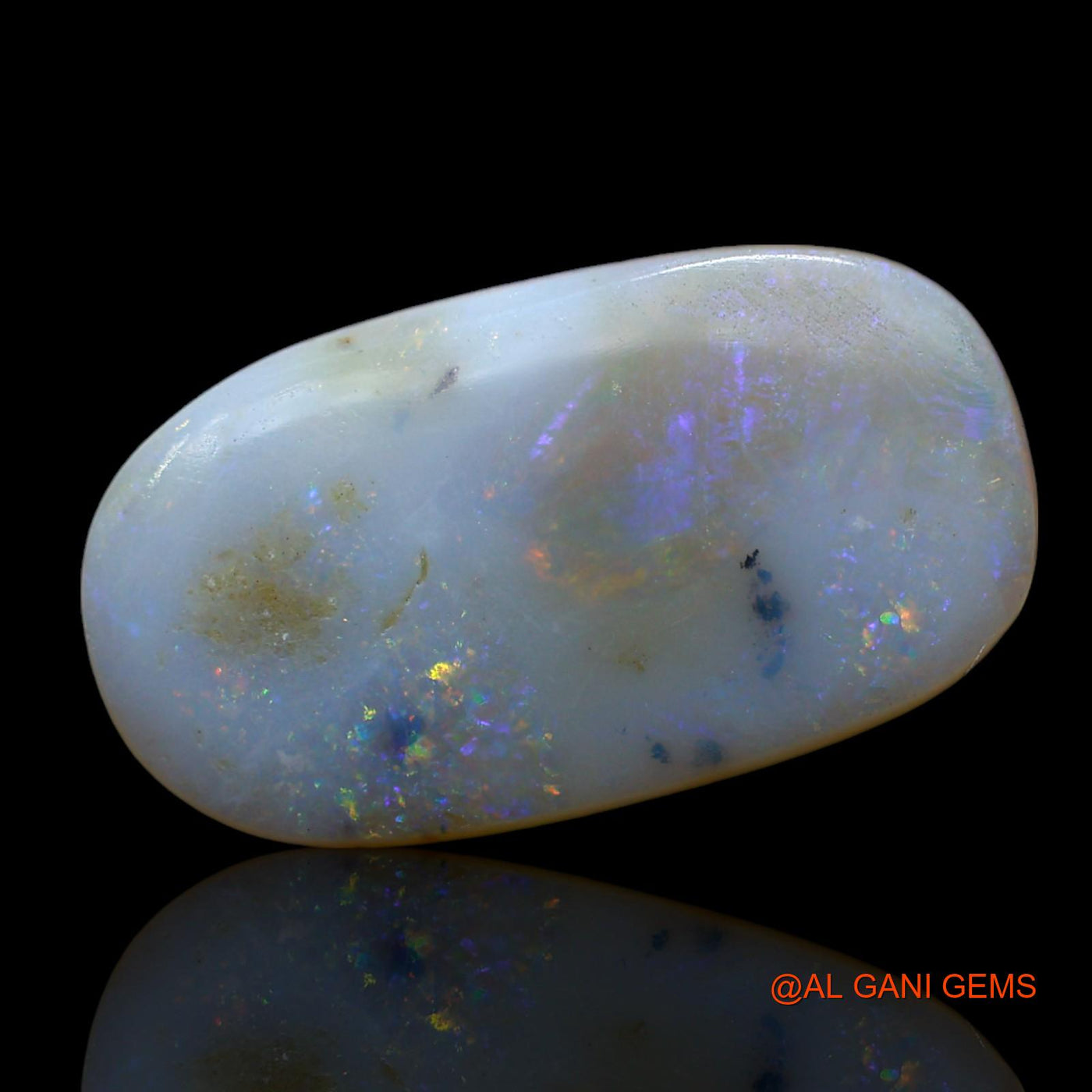 5.00 Cts Unheated Australian Fire Opal Loose Gemstone Oval Cabochon Natural 20x11x3 mm AE-906