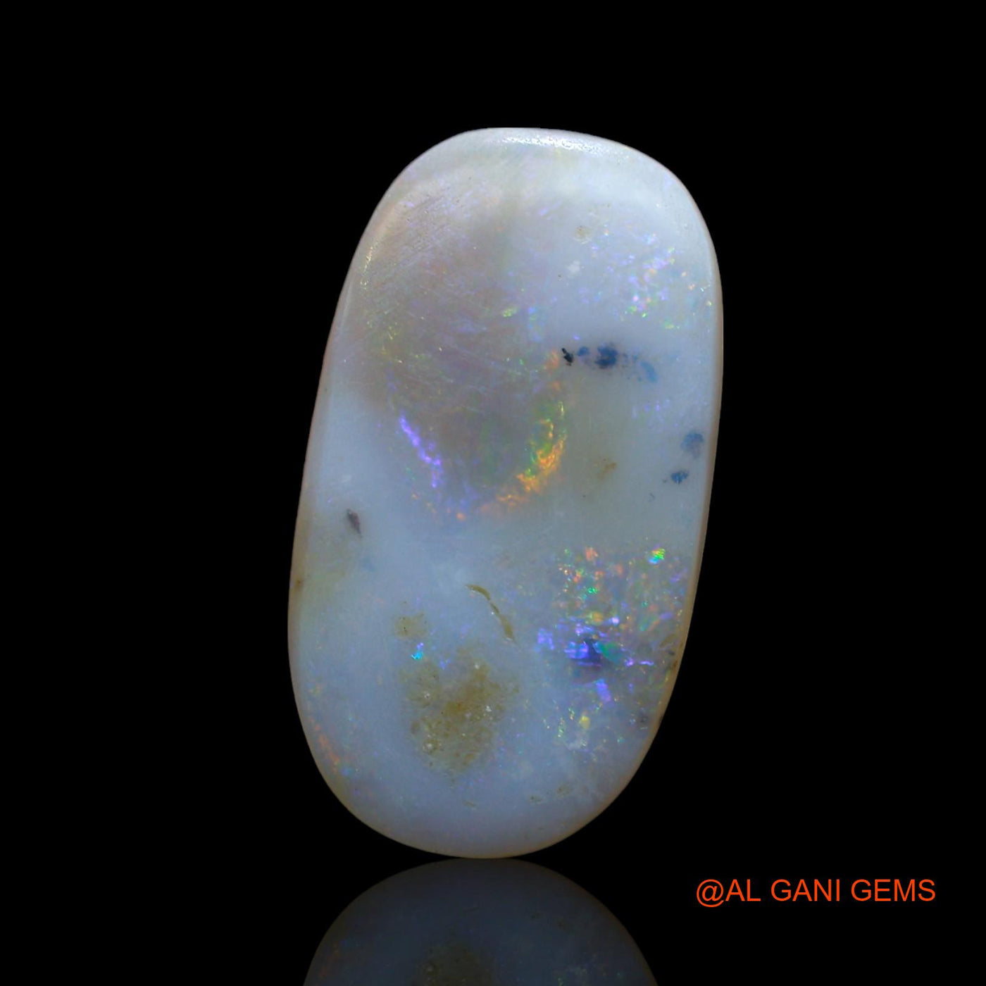 5.00 Cts Unheated Australian Fire Opal Loose Gemstone Oval Cabochon Natural 20x11x3 mm AE-906