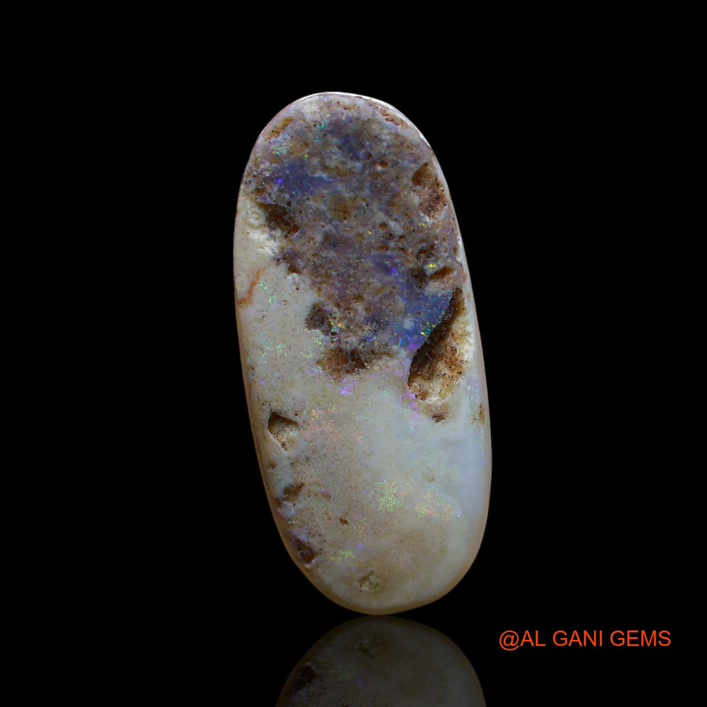 Natural Untreated Fire Opal Loose Gemstone Oval Cabochon From Australia 5.00 Cts 20x9x4 mm AE-908
