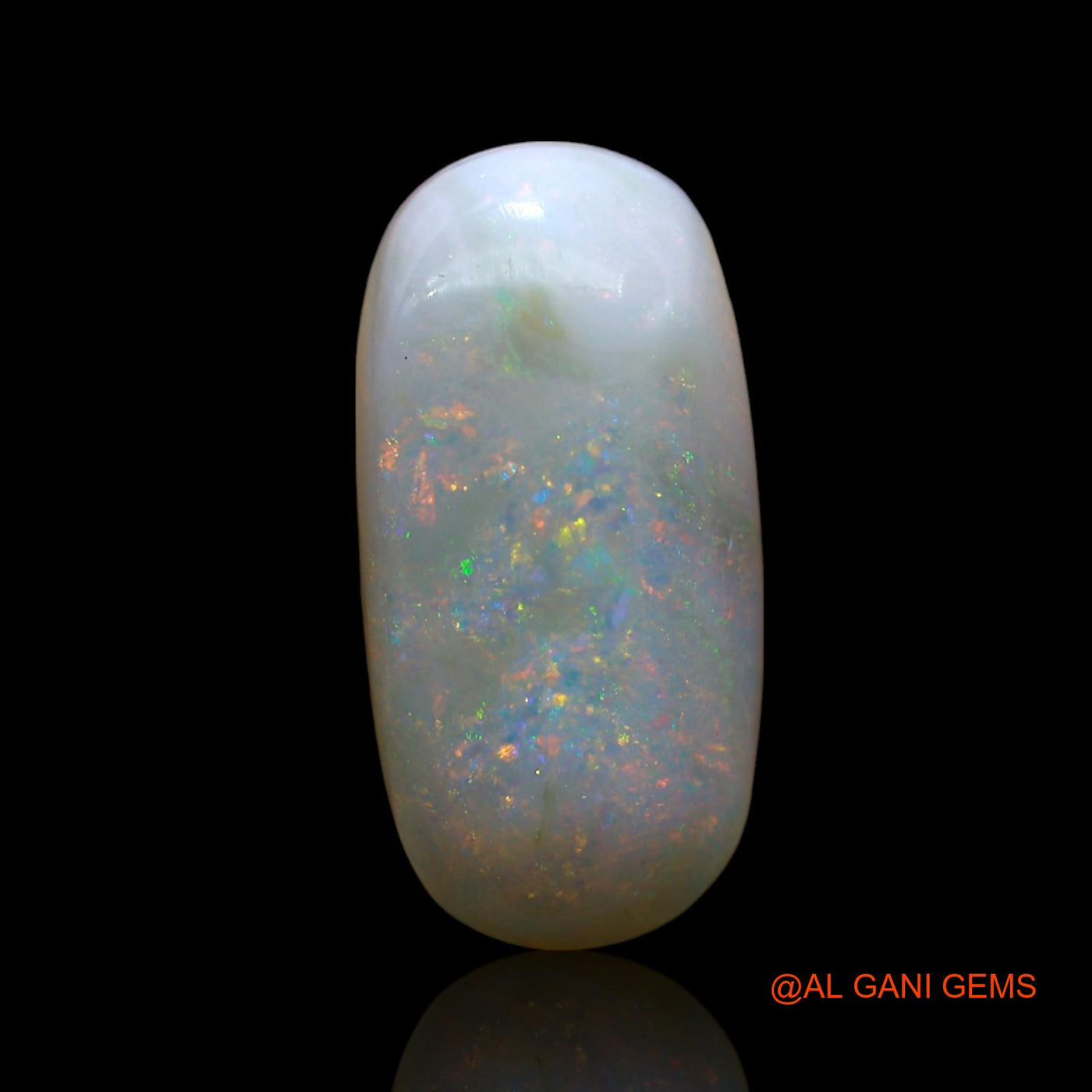 8.00 Cts Natural Australian Fire Opal Loose Gemstone Oval Cabochon 20x10x6 mm AE-909