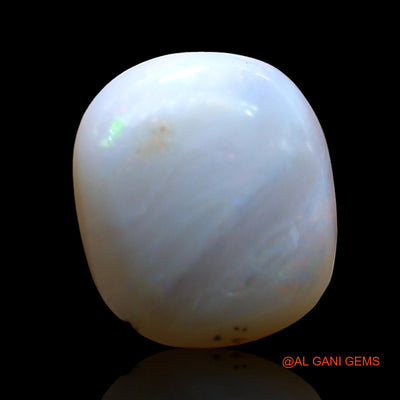 Natural Fire Opal Gemstone 5.00 Cts Loose Oval Cabochon From Australia 13x11x3 mm AE-90