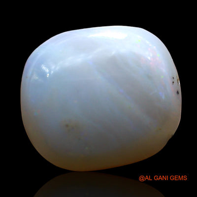 Natural Fire Opal Gemstone 5.00 Cts Loose Oval Cabochon From Australia 13x11x3 mm AE-90