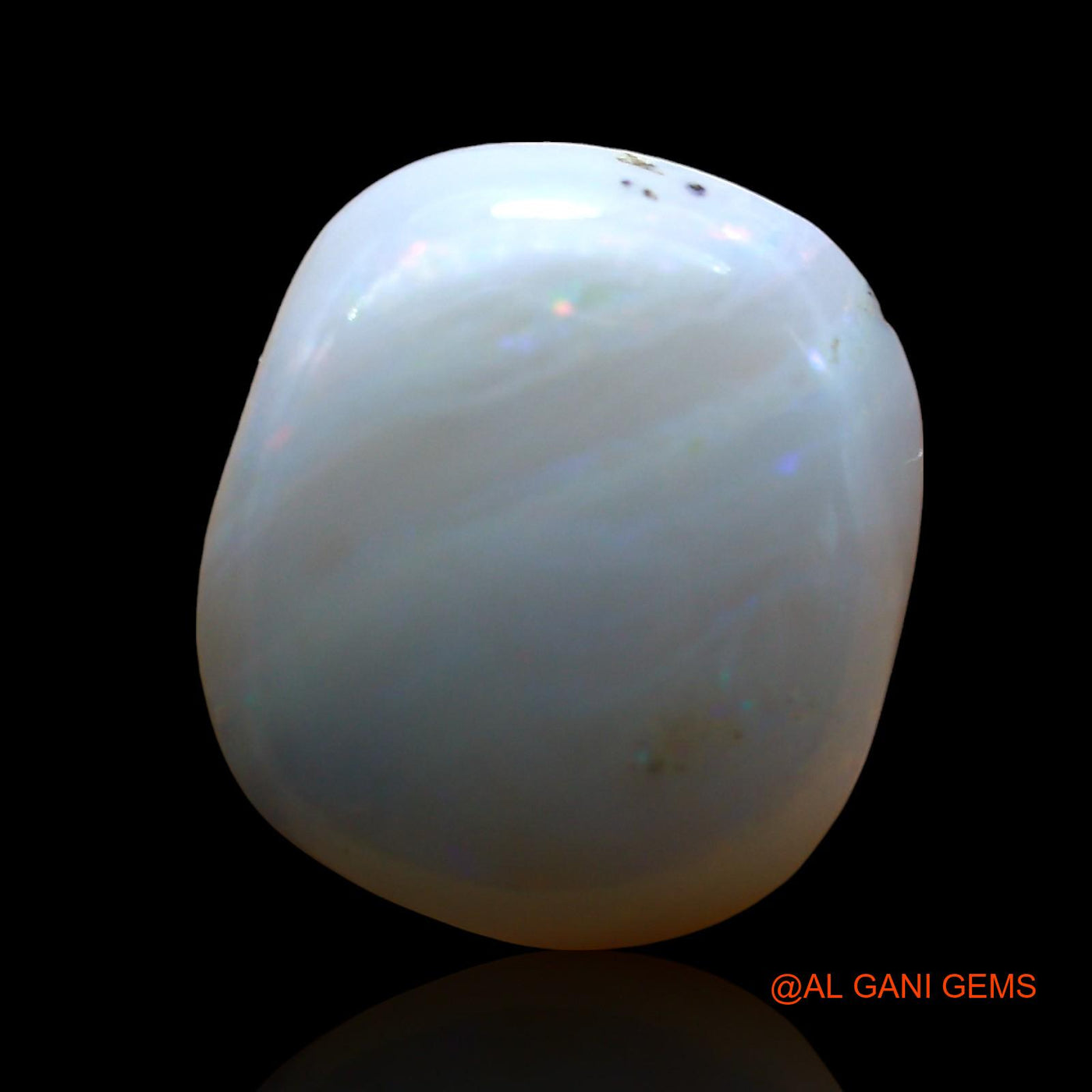 Natural Fire Opal Gemstone 5.00 Cts Loose Oval Cabochon From Australia 13x11x3 mm AE-90