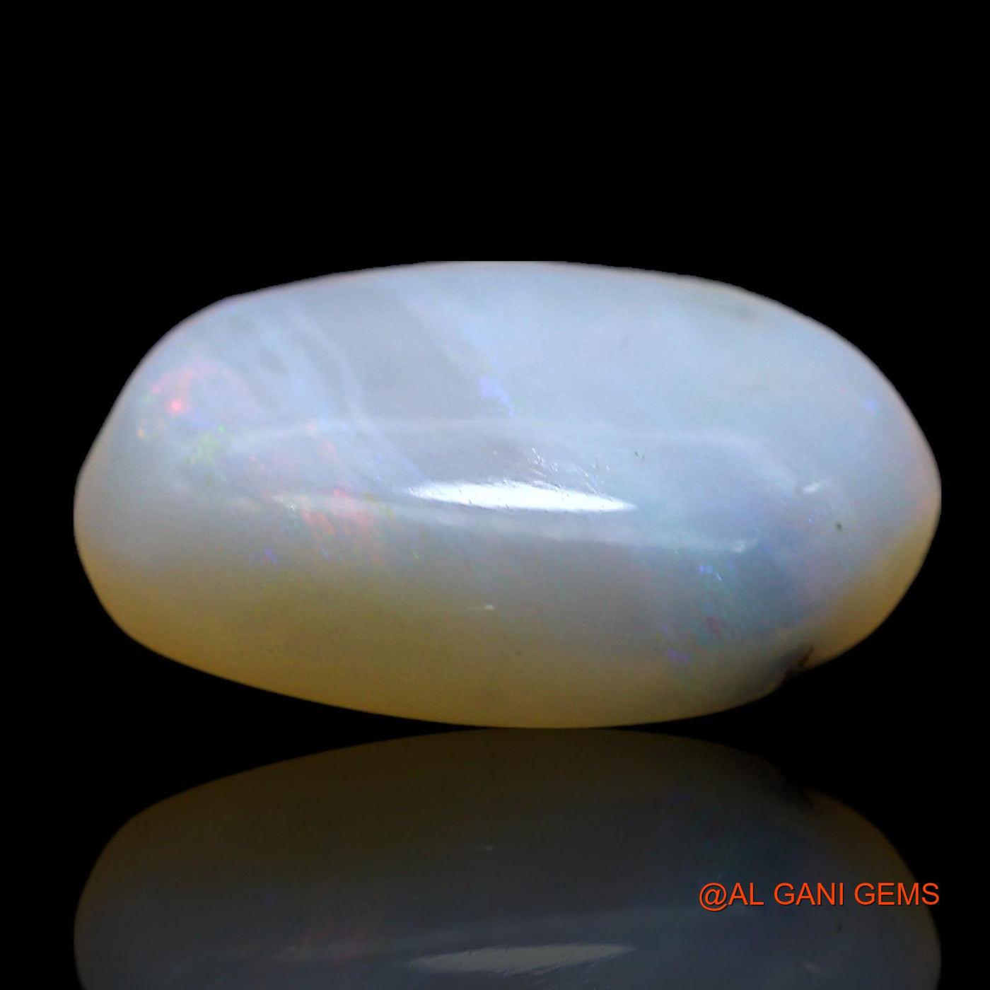 Natural Fire Opal Gemstone 5.00 Cts Loose Oval Cabochon From Australia 13x11x3 mm AE-90