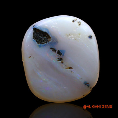 Natural Fire Opal Gemstone 5.00 Cts Loose Oval Cabochon From Australia 13x11x3 mm AE-90