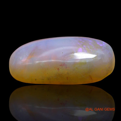 10.00 Cts Unheated Australian Fire Opal Loose Gemstone Oval Cabochon Natural 20x10x6 mm AE-910