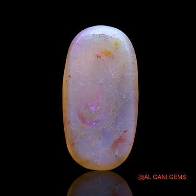 10.00 Cts Unheated Australian Fire Opal Loose Gemstone Oval Cabochon Natural 20x10x6 mm AE-910