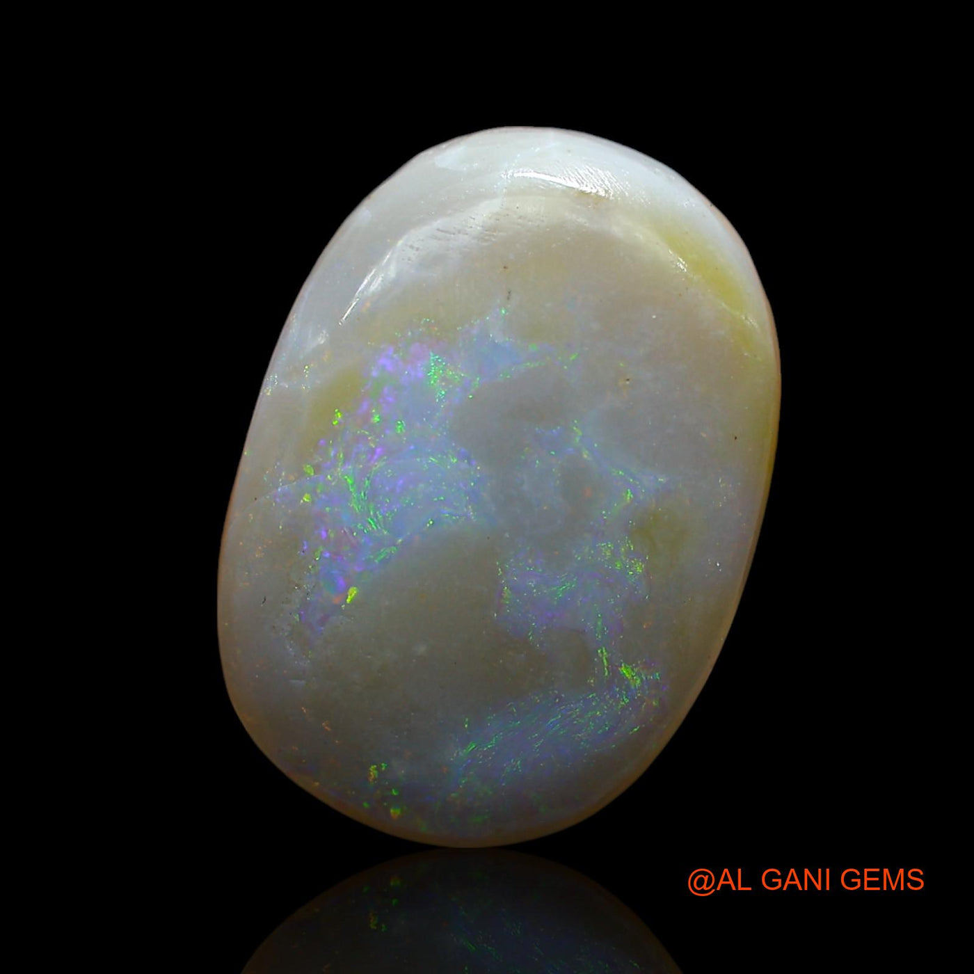 Natural Untreated Fire Opal Loose Gemstone Oval Cabochon From Australia 14.00 Cts 19x13x7 mm AE-911