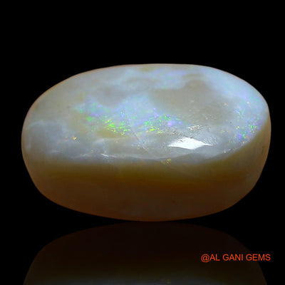 Natural Untreated Fire Opal Loose Gemstone Oval Cabochon From Australia 14.00 Cts 19x13x7 mm AE-911