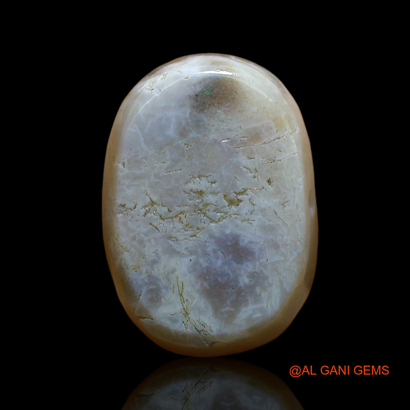Natural Untreated Fire Opal Loose Gemstone Oval Cabochon From Australia 14.00 Cts 19x13x7 mm AE-911