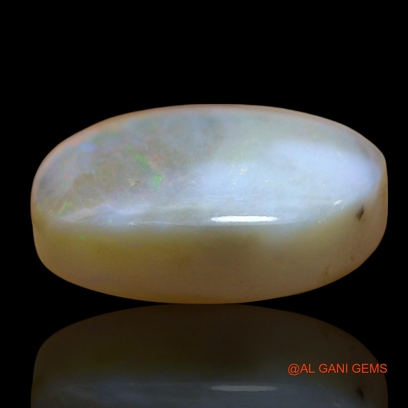 Natural Untreated Fire Opal Loose Gemstone Oval Cabochon From Australia 13.00 Cts 17x15x7 mm AE-912