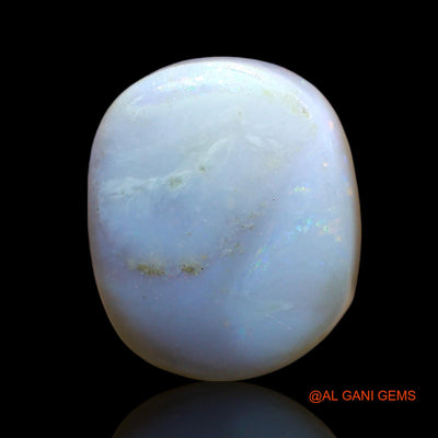 Natural Untreated Fire Opal Loose Gemstone Oval Cabochon From Australia 13.00 Cts 17x15x7 mm AE-912