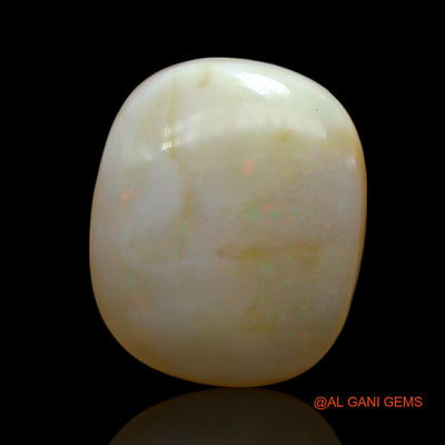 Natural Fire Opal Gemstone 16.00 Cts Loose Oval Cabochon From Australia 18x15x8 mm AE-913