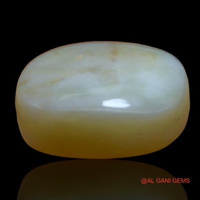 Natural Fire Opal Gemstone 16.00 Cts Loose Oval Cabochon From Australia 18x15x8 mm AE-913