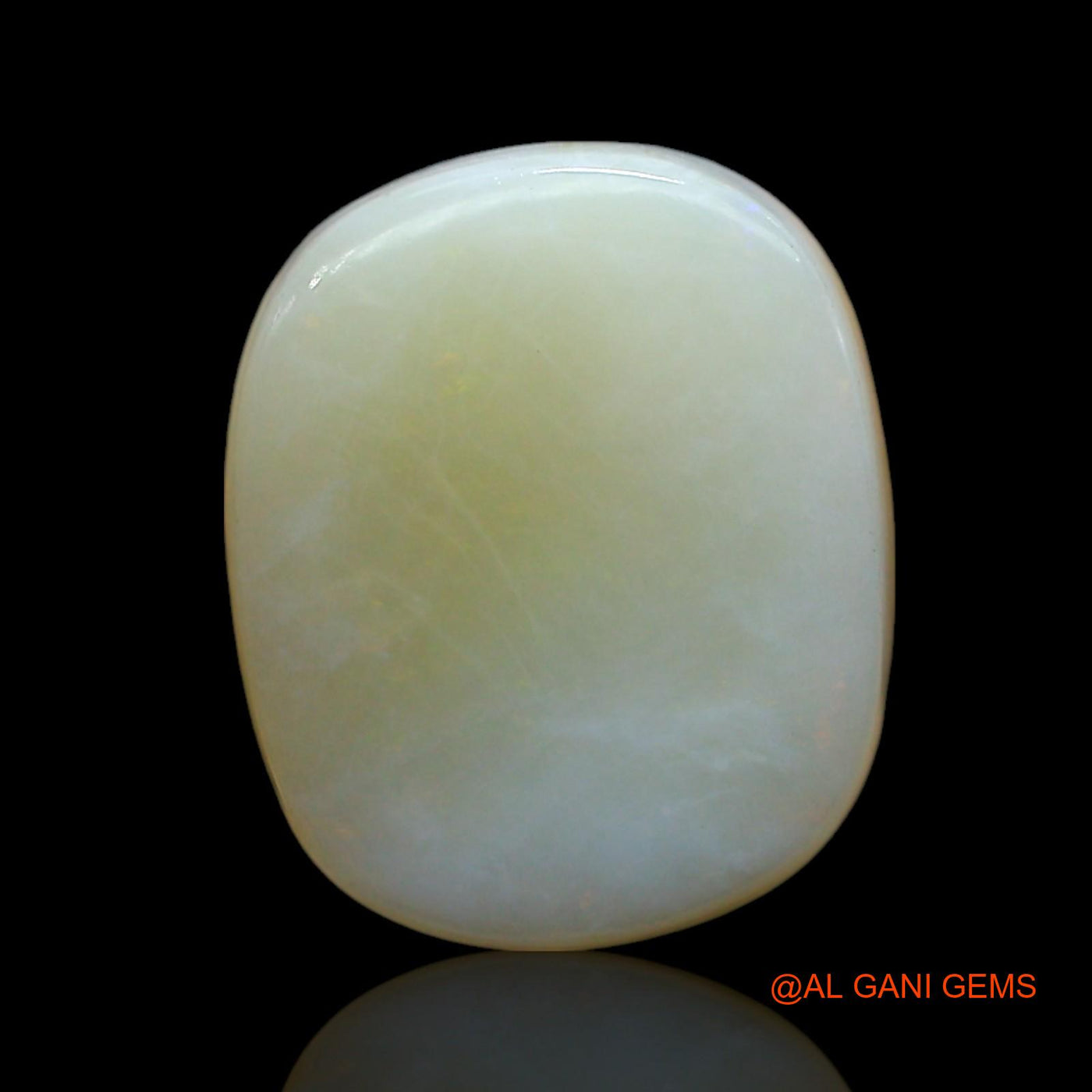Natural Fire Opal Gemstone 16.00 Cts Loose Oval Cabochon From Australia 18x15x8 mm AE-913