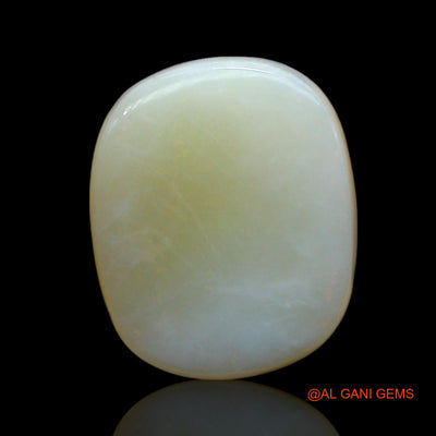 Natural Fire Opal Gemstone 16.00 Cts Loose Oval Cabochon From Australia 18x15x8 mm AE-913