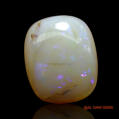 Natural Fire Opal Gemstone 12.00 Cts Loose Oval Cabochon From Australia 17x14x6 mm AE-914