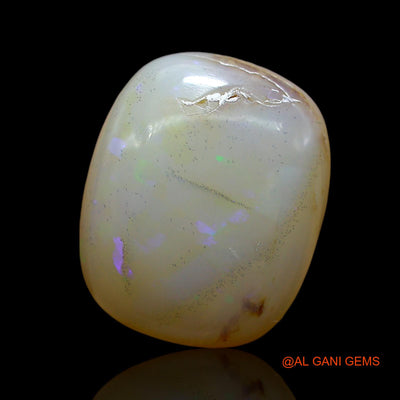 Natural Fire Opal Gemstone 12.00 Cts Loose Oval Cabochon From Australia 17x14x6 mm AE-914