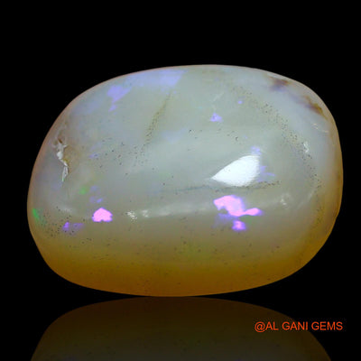 Natural Fire Opal Gemstone 12.00 Cts Loose Oval Cabochon From Australia 17x14x6 mm AE-914