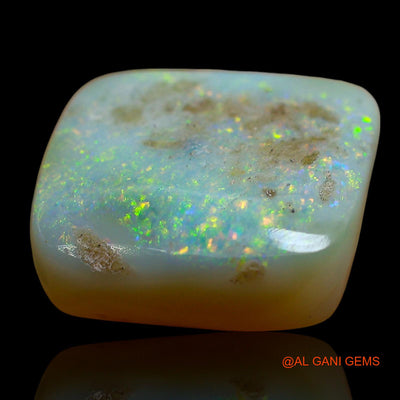 13.00 Cts Natural Australian Fire Opal Loose Gemstone Square Cabochon 15x14x7 mm AE-915