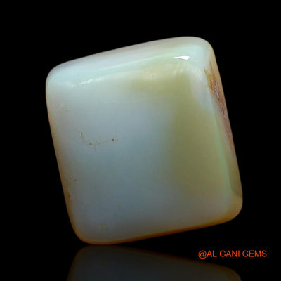13.00 Cts Natural Australian Fire Opal Loose Gemstone Square Cabochon 15x14x7 mm AE-915
