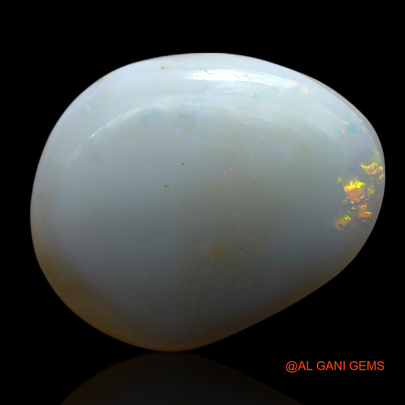10.00 Cts Natural Australian Fire Opal Loose Gemstone Fancy Cabochon 18x14x5 mm AE-916