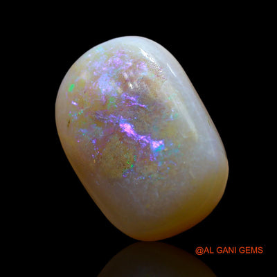 11.00 Cts Natural Australian Fire Opal Loose Gemstone Oval Cabochon 18x13x6 mm AE-917